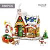 City Street Scene Candy House Building Block Set DIY Creative Fairy Tale House Model Assembled Brick Children's Toy Gift