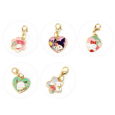 Браслет Sanrio со счастливыми бусинами, брелок-подвеска с персонажем, набор из 10 шт.