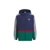 Originals Sportswear Jacket With Logo Print And Striped Color Block Men Tops Indigo IN0995