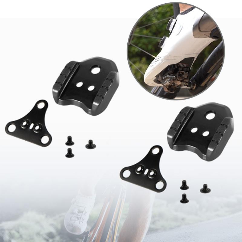 Bikes Locking Plate Converter Bikes Cleats Adapters Road Bikes Locking Pedal Cyclings Lock Shoe Adapters Enduring