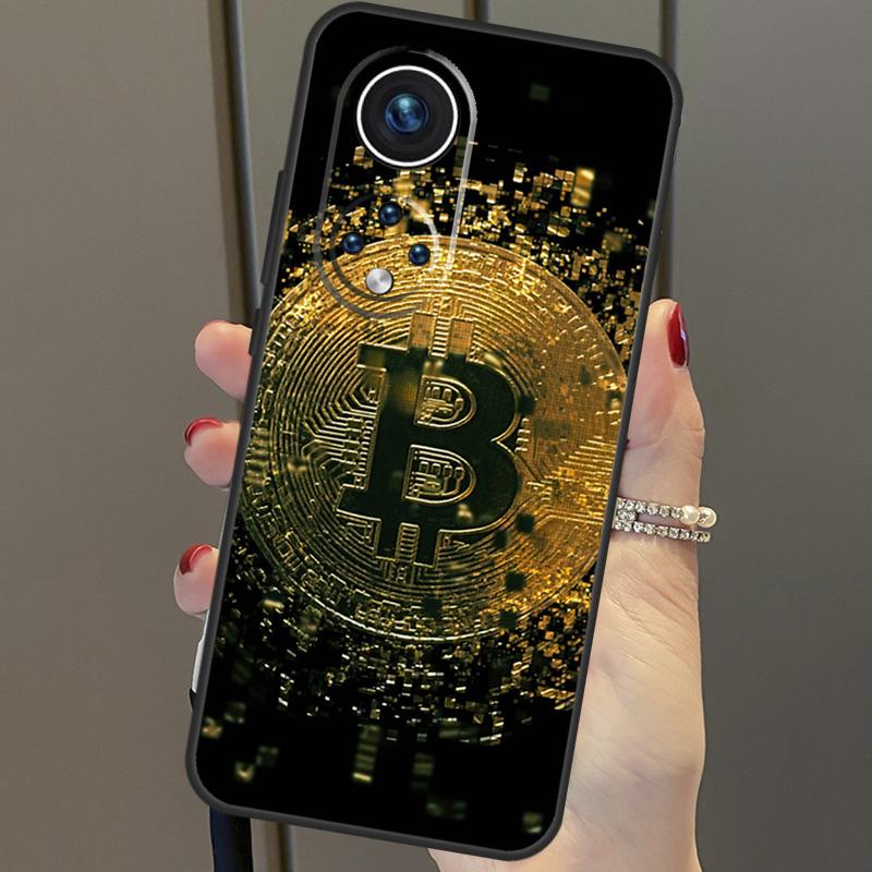 Чехол Bitcoin BTC для Honor 90 70 50 Magic 6 Pro Magic 5 Lite Honor X6a X7a X8a X9a X8b X9b X8 X9