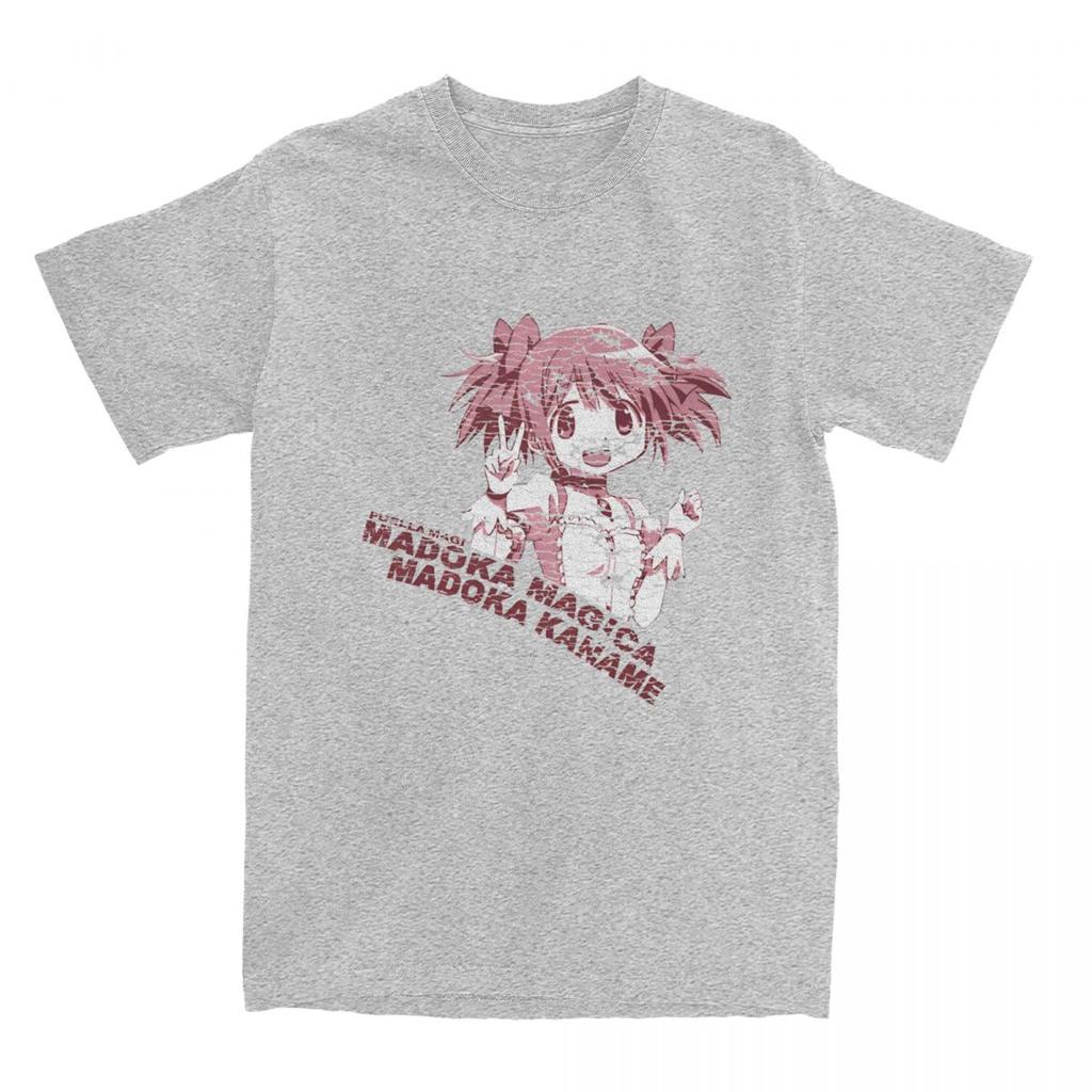 Madoka VINTAGE Madoka Magica Girls Anime Merch Shirt Men Women Creative 100% Cotton Classic Clothes