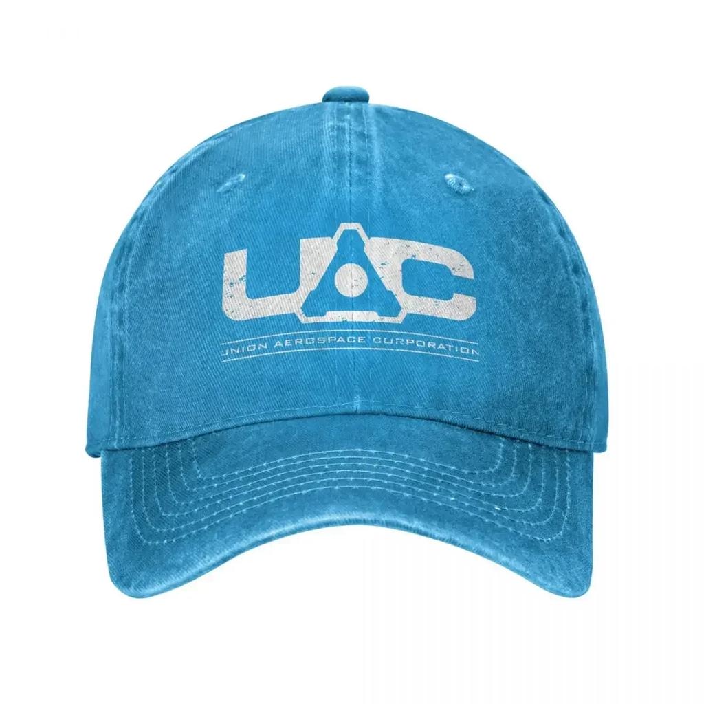 aDoomed UAC Washed Baseball Cap Video Game Fashion Trucker Hat Summer Men Adult Hunting Camping Designer Baseball Caps
