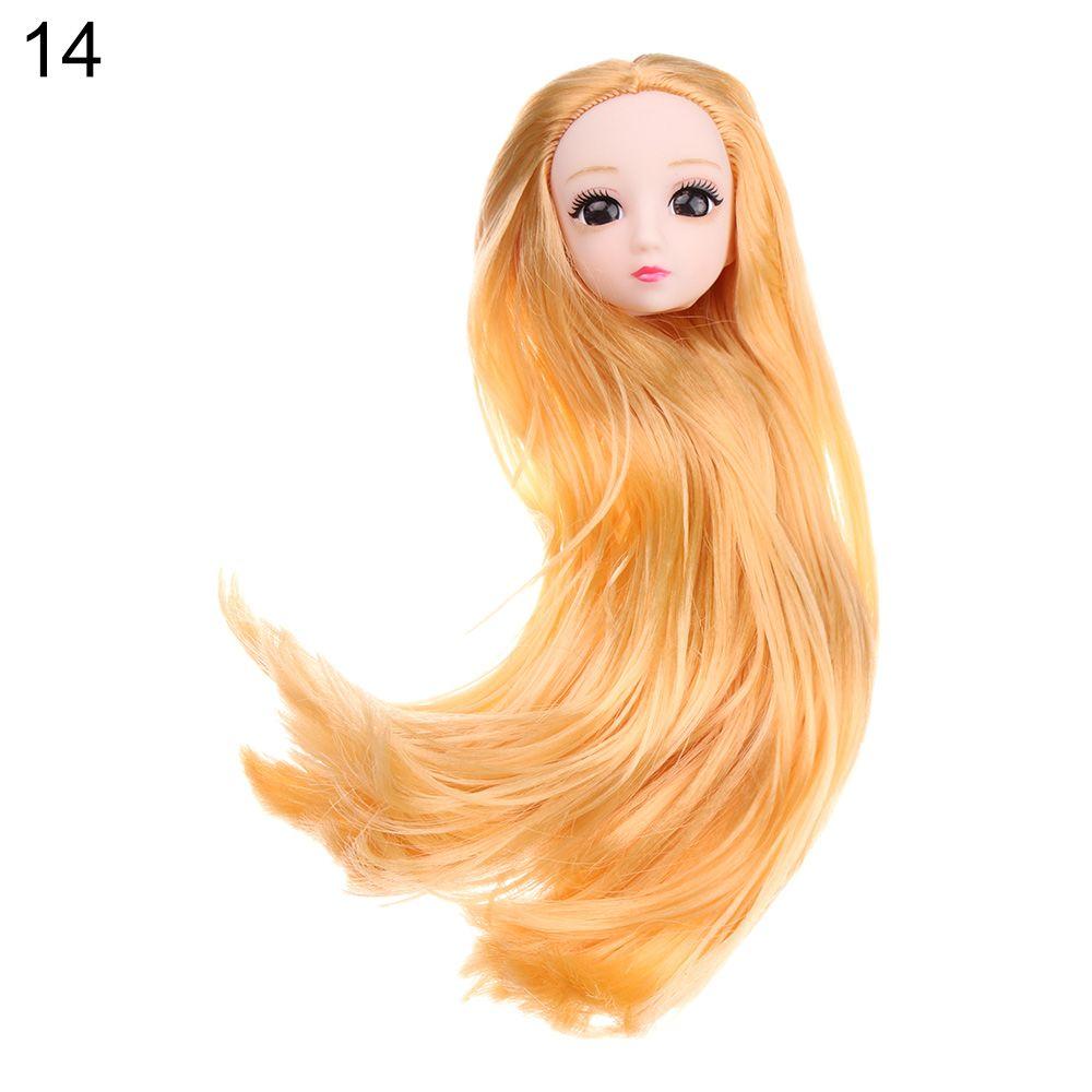 Игрушки Длинные прически 1/6 BJD Кукольная голова DIY Головной убор 30 Кукольные суставы Древние Кукольные аксессуары