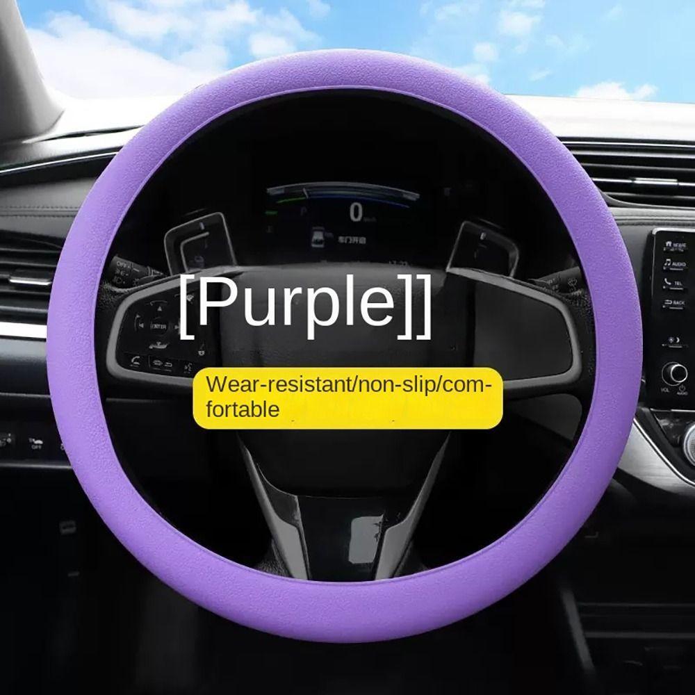 Silicone Car Cover Non-slip Car Elastic Glove Cover Trendy Steering Wheel Cover Universal