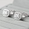 Maison De She Moissanite Earrings Wrap Diamond Shine Square