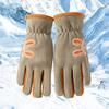 Детские термоперчатки зимние флисовые теплые перчатки для снега ветрозащитные варежки для холодной погоды для занятий спортом на открытом воздухе катание на лыжах сноуборде