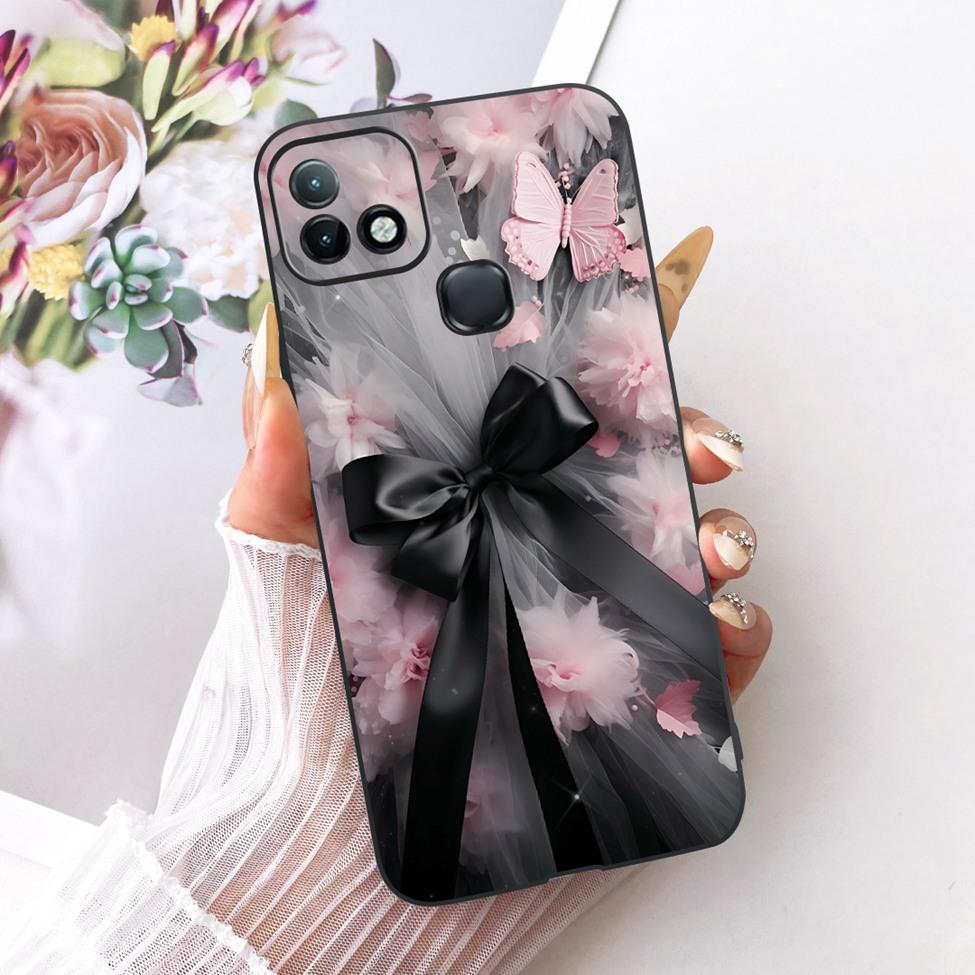 For Infinix Hot 10i Case Luxury Butterfly Fashion Girls Boys Cute Painted Casing For Inifnix Hot 10i X659 X659B X658E Cover