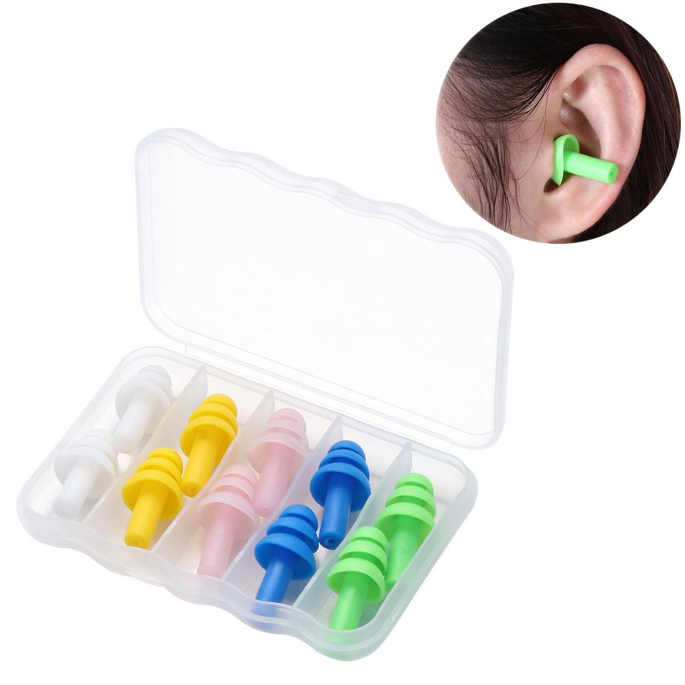 Protective For Sleep Comfort Washable Ear Plugs Silicone Earplugs Sleep Ear Plugs Waterproof Noise