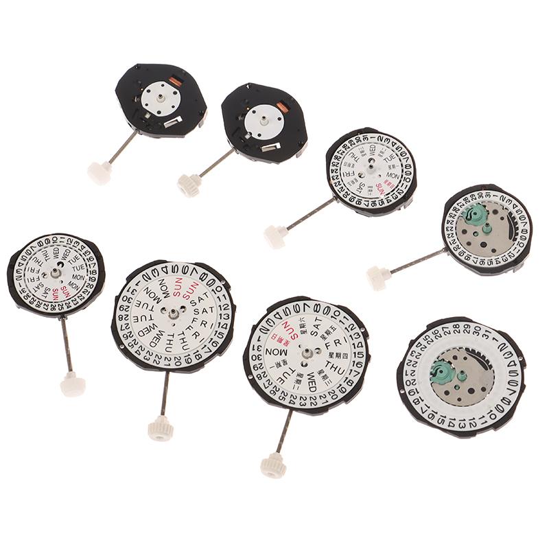 Sl25/Sl28/Sl68 Quartz Watch Movement Replacement 3 Hands Bilingual Dual Calendar Watch Repair Accessories For Watchmaker