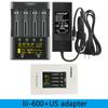 LiitoKala Lii-600 Li-ion-3.7V Ni-MH1.2V Battery Charger 4 Slots Independent Charging Portable 18350