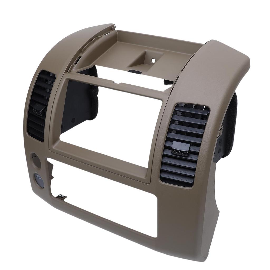 Center Dash Console Instrument Panel Bezel Replacement for Frontier 2005 2020 Car Center Console Bezel Brown 68259 ZP16A