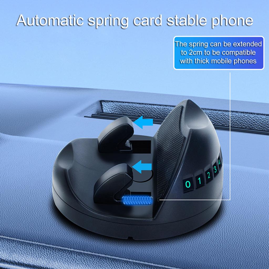 Портативный автомобильный держатель с табличкой для временной парковки, универсальный держатель для телефона в автомобиль, улучшения для удобного использования на парковках