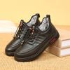 Осень Зима Женские Плюс Бархатные Кроссовки Водонепроницаемые Нескользящие Зимние Повседневные Туфли