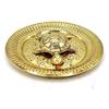 Vastu Feng-Shui Brass Tortoise Turtle Kachua with Metal Plate Handicraft & Decor Gift Items Home Office.