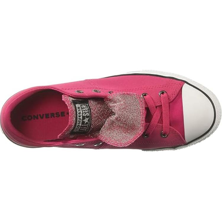 Converse Chuck Taylor All Star Maddie Удобные Универсальные Низкие Детские Кроссовки Детские Кроссовки Розовые Белые 662303C