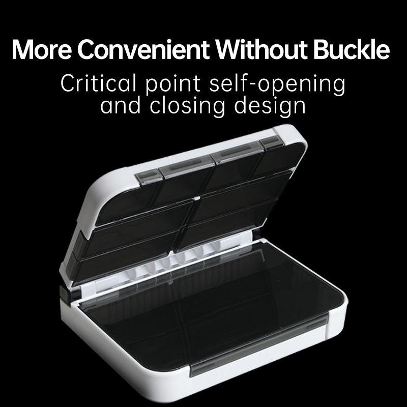 Kingdom Коробка для рыболовных снастей, мини-футляр для хранения, коробка для летающих рыболовных снастей, рыболовная ложка, крючок, коробка для хранения приманок, аксессуары для рыбалки