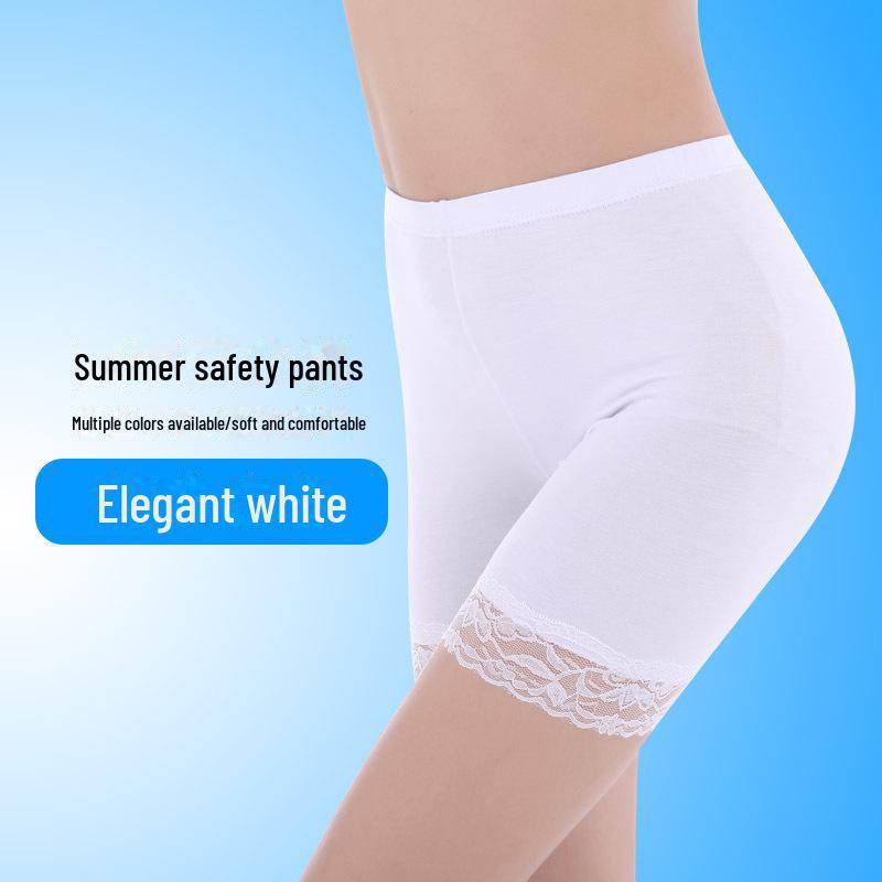 Langsha Seamless Anti-Exposure Lace Boxer Briefs