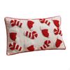 Christmas Pillow Case, Throw Cover with Zipper, Washable Decorative Pillowcase, Waist