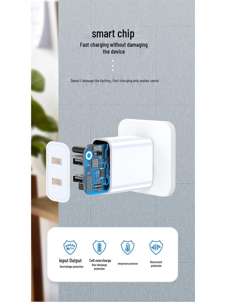 Универсальное многопортовое зарядное устройство 5 В / 2 А для телефонов Xiaomi, Apple и Huawei