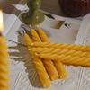 Eco Friendly Beeswax Candles Natural Yellow Taper Candles for Home Decor Wedding Party Supplies