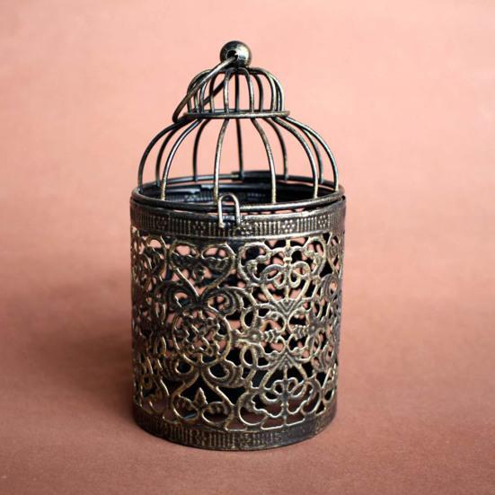 Винтажный полый подсвечник, подсвечник, фонарь, подвесной стол, украшение для дома