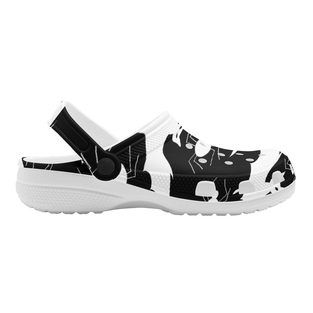 Printed EVA Beach Shoes Women Men Lightweight Breathable Slip On Garden Clogs Pool Bathroom Home Summer Casual Wear