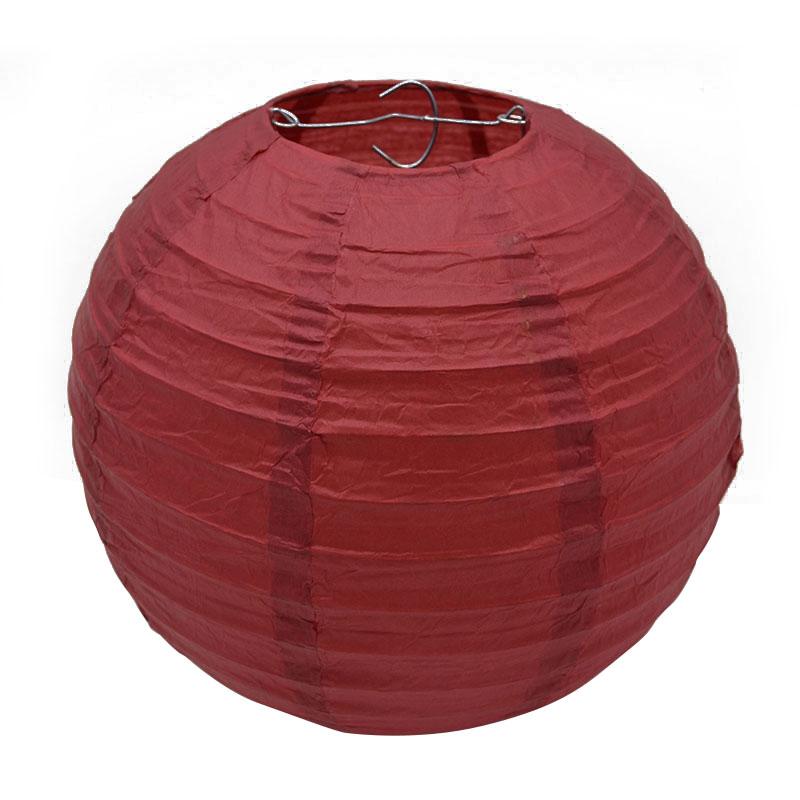 1pcs 20cm/25cm/30cm Colorful Chinese Round Hanging Paper Lanterns Lamps Paper Crafts Party Festival Wedding Home DIY Decoration