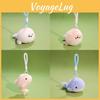 Cartoon Sea Creature Plush Charm With Durable Material For Bags And Car Keys