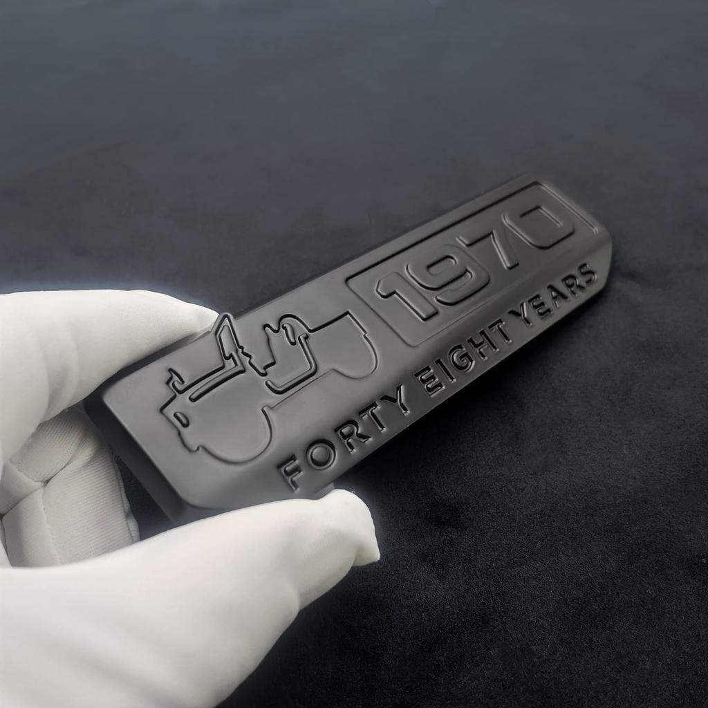 1 шт. 3D Металлическая памятная наклейка 1970 года на кузов автомобиля/крыло автомобиля/багажник автомобиля Значок-наклейка для Jimny JB23 JB43 JB64 JB74