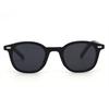 Custom Delight Polarized Horn-Rimmed Sunglasses MILO Black