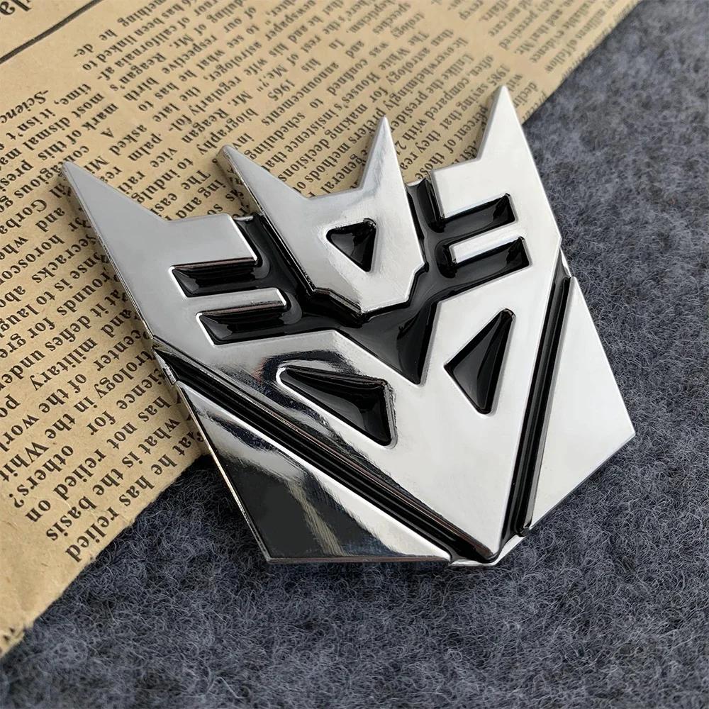 Car Styling 3D Nickel Sticker Autobot Transformers Zinc Alloy Sticker Auto Badge Emblem for Mobile Phone Laptop Decoration