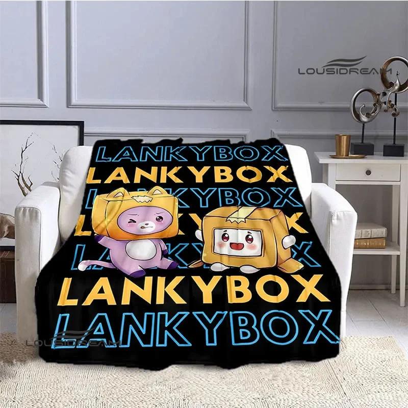 Lankybox Foxy Boxy милое одеяло теплое одеяло с фланцем мягкое и удобное одеяло домашнее дорожное одеяло подкладка для кровати подарок на день рождения