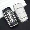Новый чехол для ключей из ТПУ с 4 8 кнопками для Hyundai Genesis G80 GV70 GV80 2019 2020 2021 2022, держатель для ключей с дистанционным управлением, автомобильные аксессуары