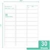 L LIKED Printable Address Labels, 1" x 2-5/8", 900 Labels, 30 per Sheet, Mailing Labels for Envelopes (30 Sheets)