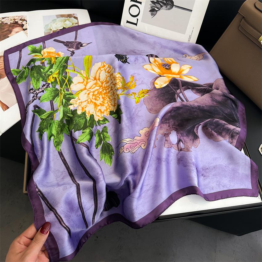 70 * 70 см новый шелковый маленький квадратный шарф для защиты шеи женщин профессиональный шарф универсальный шарф для волос шарф