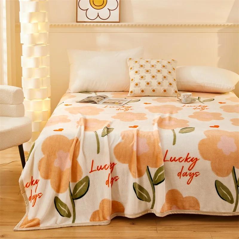 Усиленная толщина фланели двухстороннее многофункциональное теплое одеяло Усиленная толщина фланели двухстороннее многофункциональное теплое одеяло