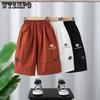 Шорты для мальчиков, летние детские тонкие брюки длиной пять четвертей, свободные брюки выше колена для мальчиков, супермягкие брюки