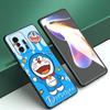 Cartoon Anime Doraemon Black Phone Case For Xiaomi Mi 9 SE 8 10 10T 11 12 13 Lite 9T 11T 12S 12T 13T 14 Pro 5G NE 11i 12X