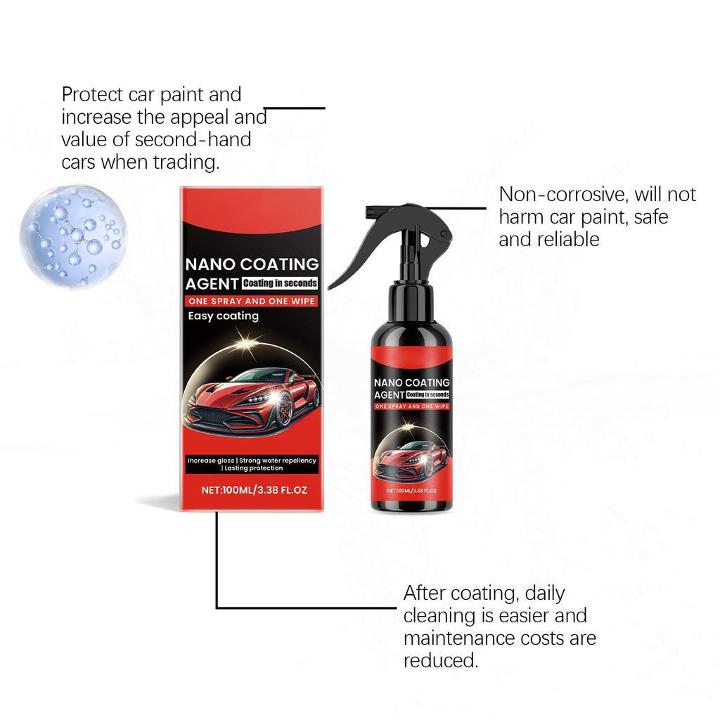 Car Coating Agent Protects Car Paint, Improves Gloss,cleans And Renovates Car Coating Agent 100ml