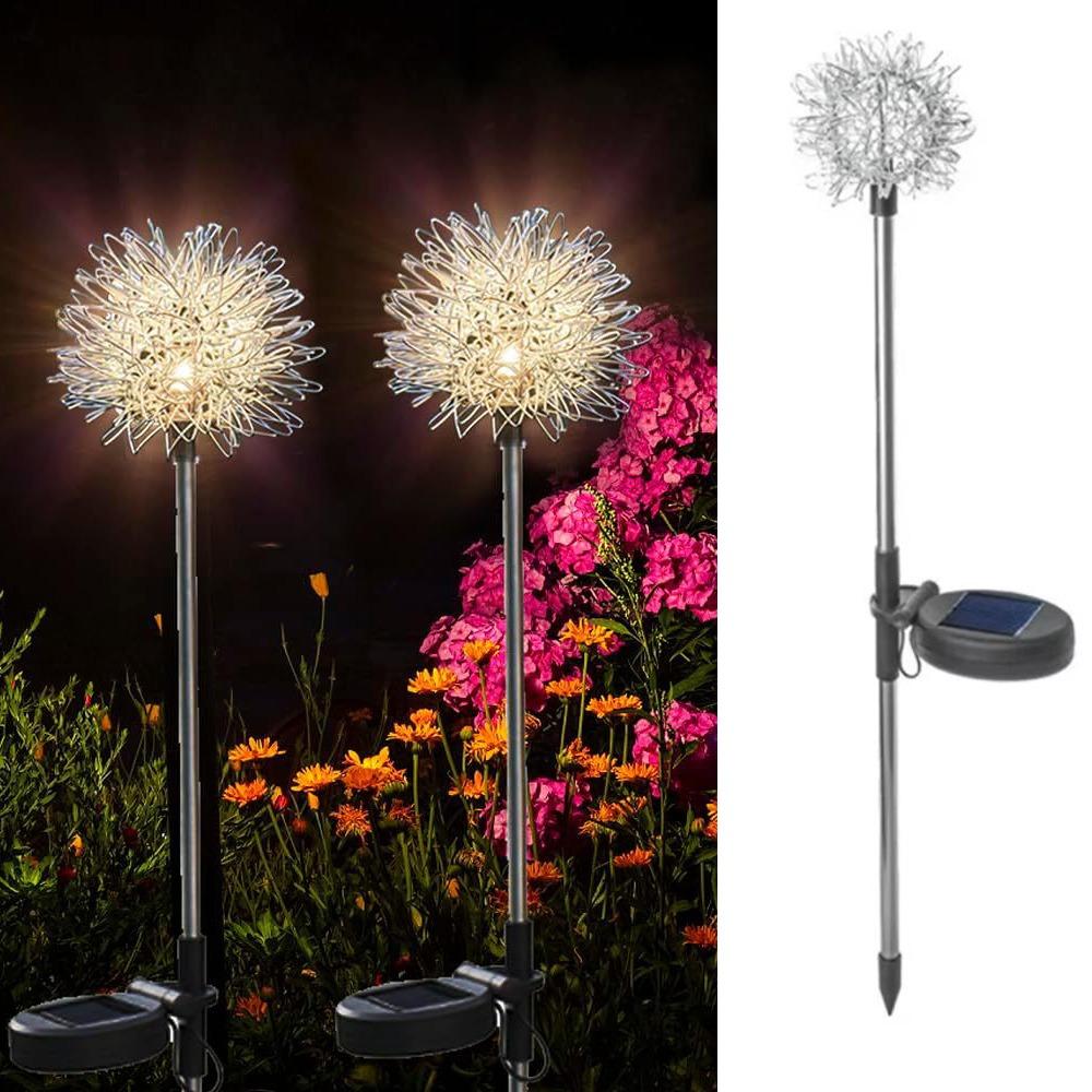 windflower Blowball Solar Lights IP65 Waterproof Solar Landscape Lights Landscape Decor