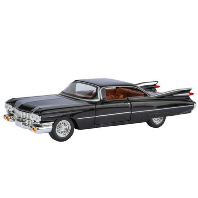 Металлическая литая модель ретро-автомобиля Cadillac Eldorado 1959 года, масштаб 1/24, со звуком и светом, с инерционным механизмом, подарок для мальчика, украшение, игрушки на Хэллоуин