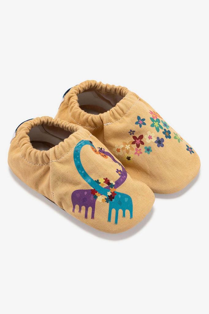 Милые гиперпастельно-желтые босоножки-ботинки