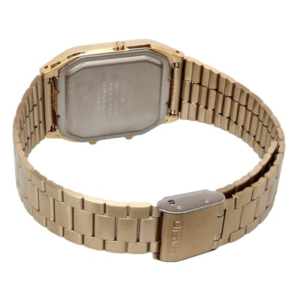 Casio Часы кварцевые CASIO ANA-DIGI Vintage Series AQ-230GA-9DMQ Unisex Dual Time Gold Overseas Model