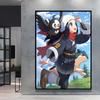 Hot Anime Poster Pokemon Akari Arceus Cartoon Character Picture High Quality Canvas Children's Room Home Decoration Paintings