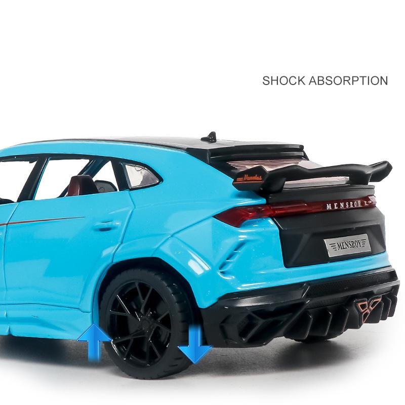 1/24 Lamborghini URUS Bison Mansory SUV Alloy Model Car Toy Diecasts Metal Casting Sound and Light Car Toys for Children Vehicle