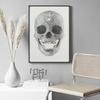 Дэмиен Херст художественный постер с черепом, холст, живопись, настенные панно и принты, скандинавский современный домашний декор, безрамные картины