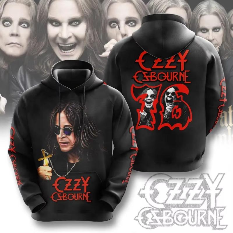 Мужская толстовка New Rock Ozzy Osbourne Band 3D-принт Толстовки Мужчины Женщины Мода Уличная толстовка Свитшот Женское пальто Хип-хоп Sudadera