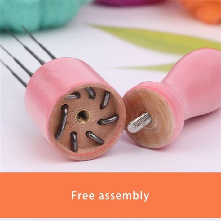 Материалы для фильцевания иглой, Наборы для фильцевания животных, Инструмент для фильцевания шерстью с деревянной ручкой, Напальчники, Трубки для игл