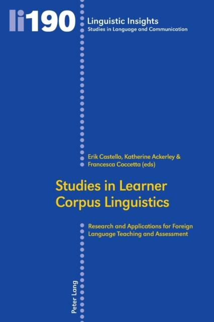 Книга Studies In Learner Corpus Linguistics : Research and Applications for Foreign Language Teaching and Assessment : 190